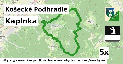 Kaplnka, Košecké Podhradie