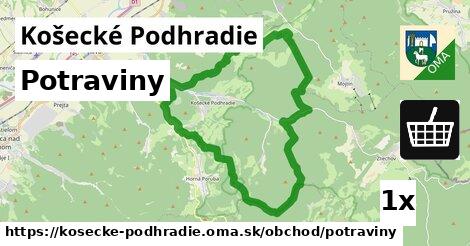 Potraviny, Košecké Podhradie