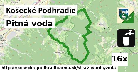 Pitná voda, Košecké Podhradie