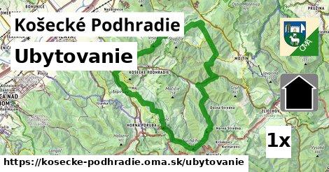 ubytovanie v Košecké Podhradie