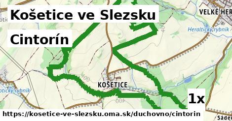 cintorín v Košetice ve Slezsku