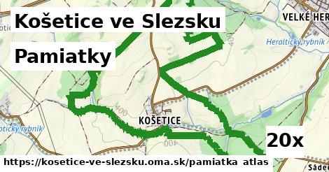 pamiatky v Košetice ve Slezsku