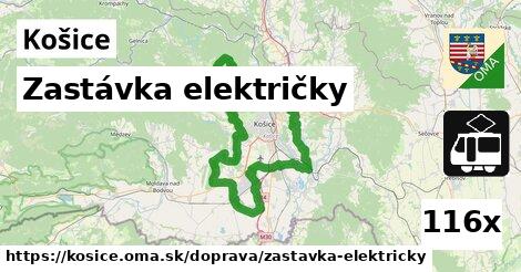 Zastávka električky, Košice