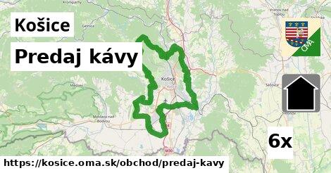 Predaj kávy, Košice