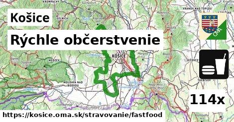 Rýchle občerstvenie, Košice