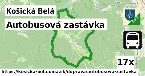 Autobusová zastávka, Košická Belá