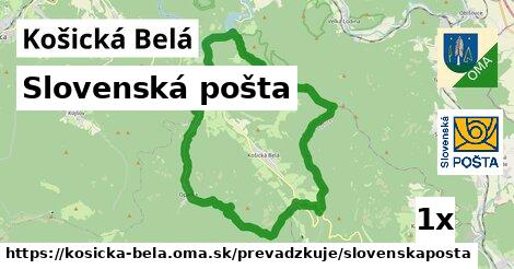 Slovenská pošta, Košická Belá