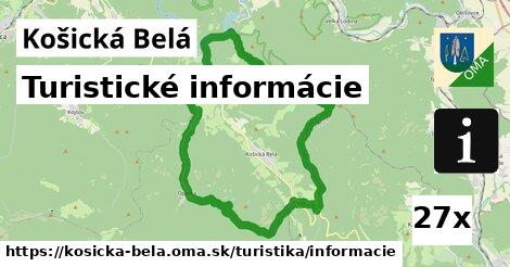 Turistické informácie, Košická Belá