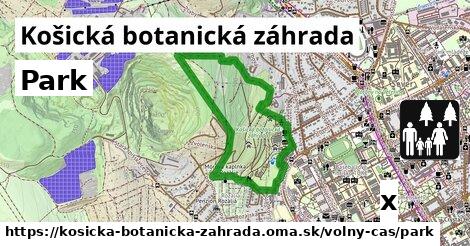 Park, Košická botanická záhrada