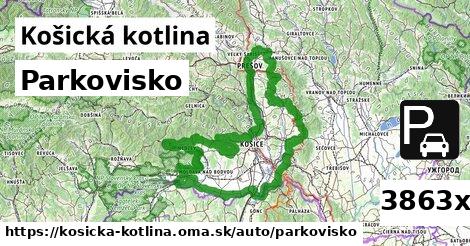 Parkovisko, Košická kotlina