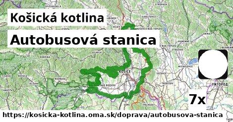 Autobusová stanica, Košická kotlina