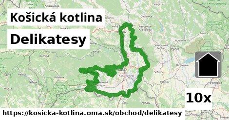 Delikatesy, Košická kotlina