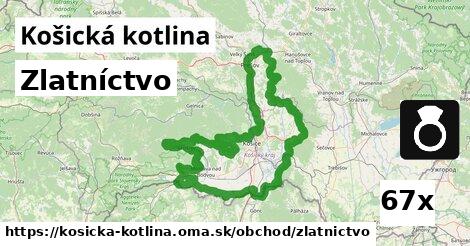 Zlatníctvo, Košická kotlina