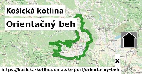 Orientačný beh, Košická kotlina