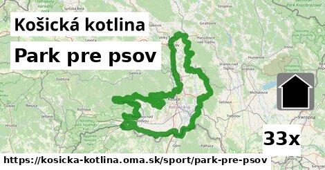 Park pre psov, Košická kotlina