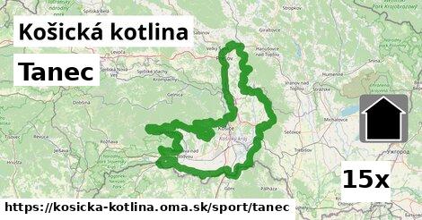 Tanec, Košická kotlina