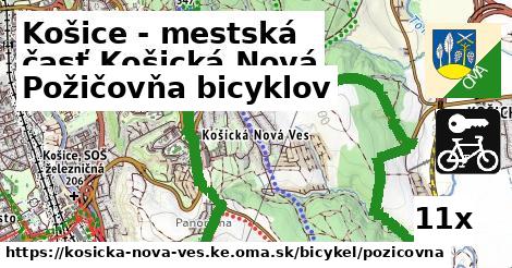 Požičovňa bicyklov, Košice - mestská časť Košická Nová Ves