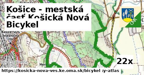 bicykel v Košice - mestská časť Košická Nová Ves