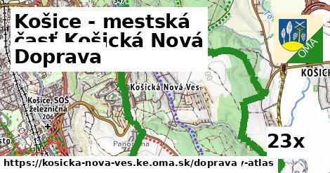 doprava v Košice - mestská časť Košická Nová Ves