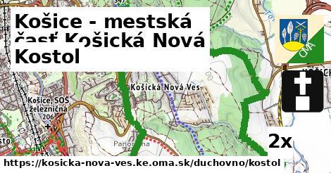 Kostol, Košice - mestská časť Košická Nová Ves