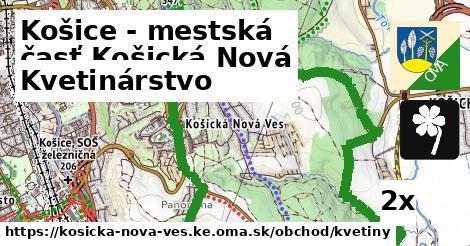 Kvetinárstvo, Košice - mestská časť Košická Nová Ves