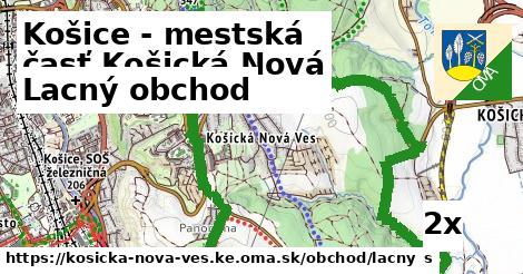 Lacný obchod, Košice - mestská časť Košická Nová Ves