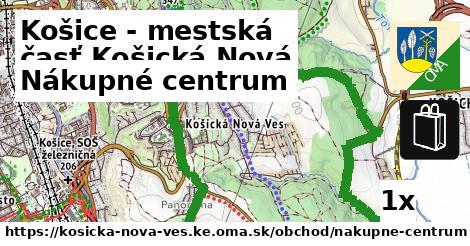 Nákupné centrum, Košice - mestská časť Košická Nová Ves