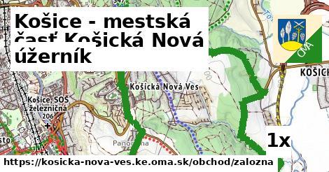 úžerník v Košice - mestská časť Košická Nová Ves