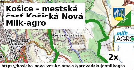 Milk-agro, Košice - mestská časť Košická Nová Ves