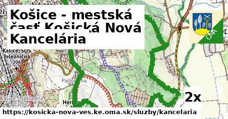 Kancelária, Košice - mestská časť Košická Nová Ves