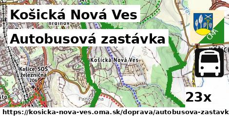 Autobusová zastávka, Košická Nová Ves