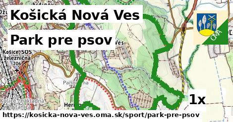 Park pre psov, Košická Nová Ves