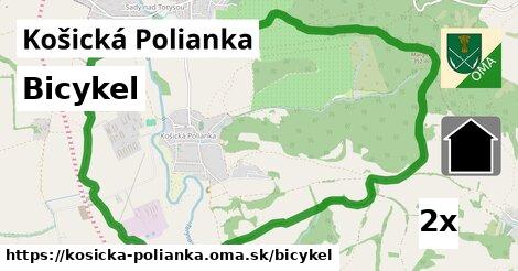 bicykel v Košická Polianka