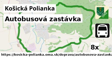 Autobusová zastávka, Košická Polianka