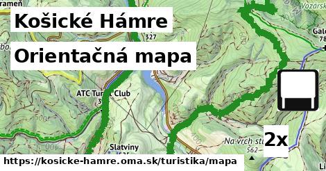 Orientačná mapa, Košické Hámre