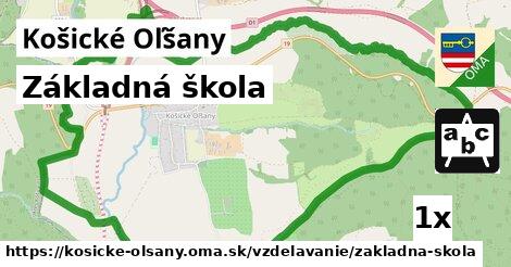 Základná škola, Košické Oľšany