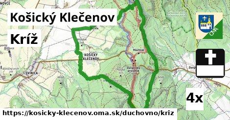 Kríž, Košický Klečenov