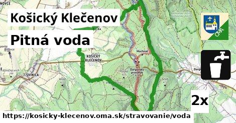 Pitná voda, Košický Klečenov