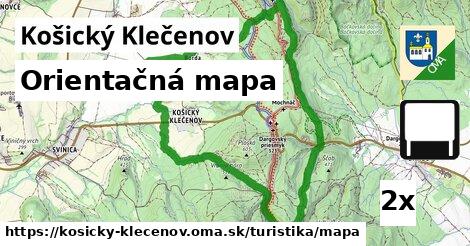 Orientačná mapa, Košický Klečenov