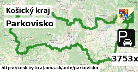 Parkovisko, Košický kraj