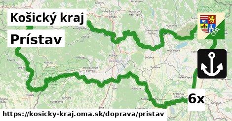 prístav v Košický kraj