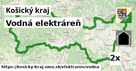 vodná elektráreň v Košický kraj