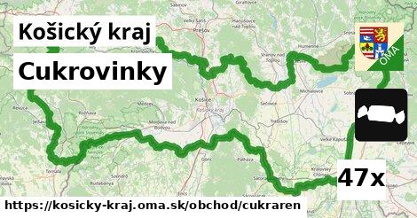 Cukrovinky, Košický kraj