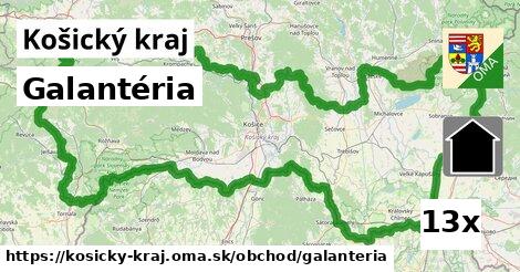 Galantéria, Košický kraj