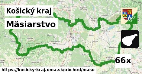 Mäsiarstvo, Košický kraj