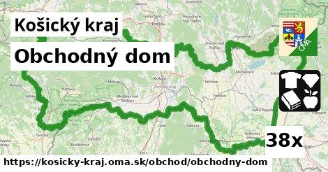 Obchodný dom, Košický kraj