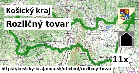 rozličný tovar v Košický kraj
