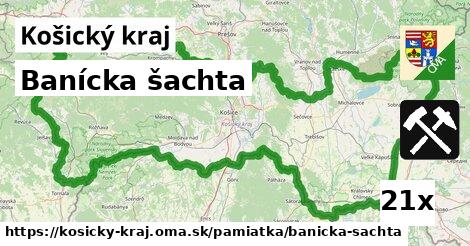 banícka šachta v Košický kraj