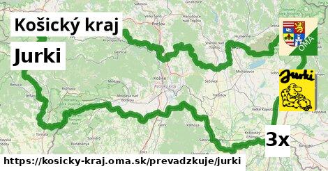 Jurki, Košický kraj