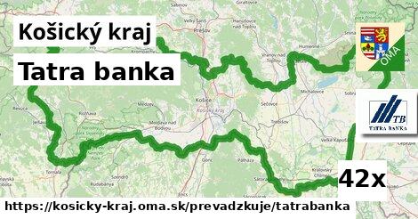 Tatra banka, Košický kraj